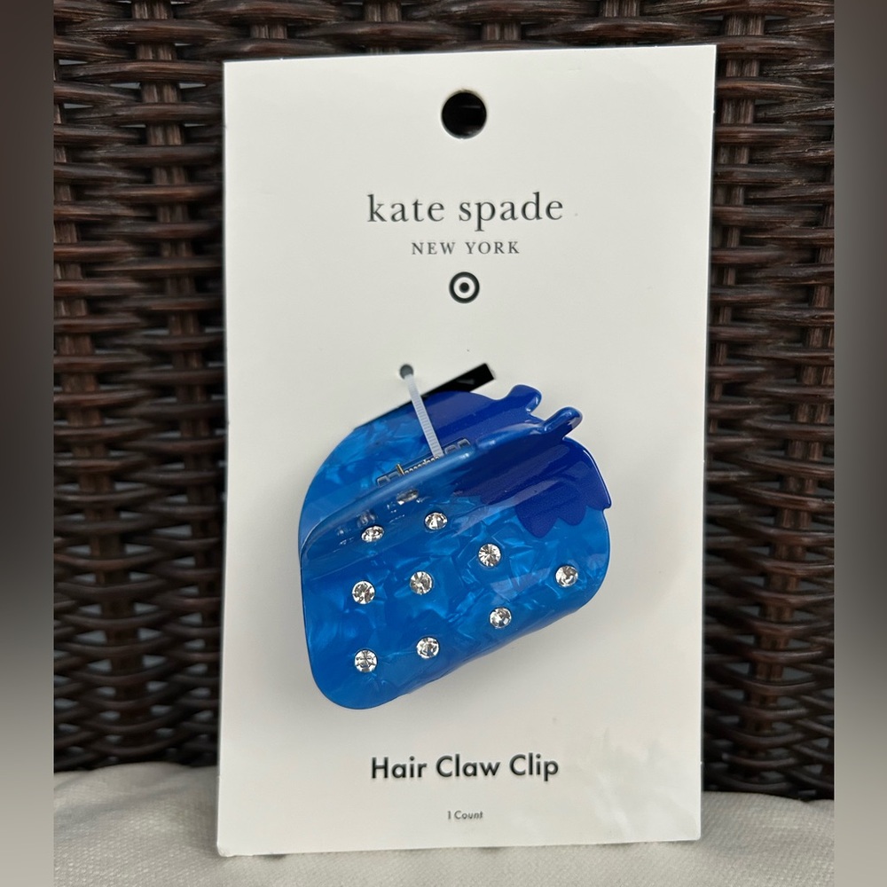 Kate Spade New York x Target Blue Strawberry Hair Clip